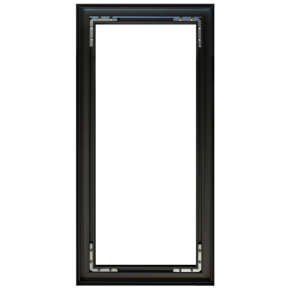 Aspen Fabric Black Frame with Wall Mount — Hardware Only